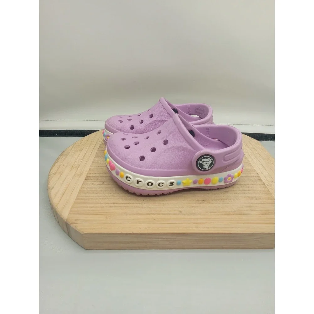 Kids Crocs Unisex Bayaband Charm Band Clog Toddler Mineral Size C 5 Charm Band